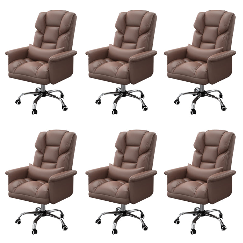 Contemporary Ergonomic Home Office Chair High Back Height-adjustable Office Chair