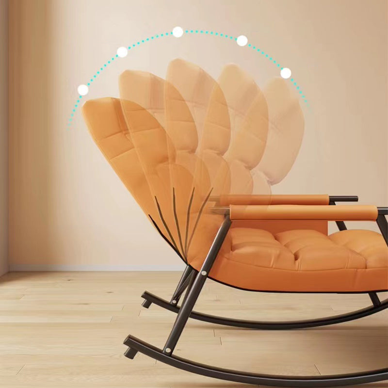 Modern Rocking Chair Upholstered Button-Tufted Reclining Recliner Chair