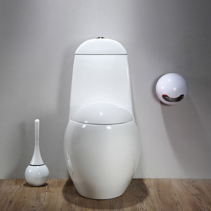 Modern Floor Mount Flush Toilet Ceramic Siphon Jet Urine Toilet for Bathroom