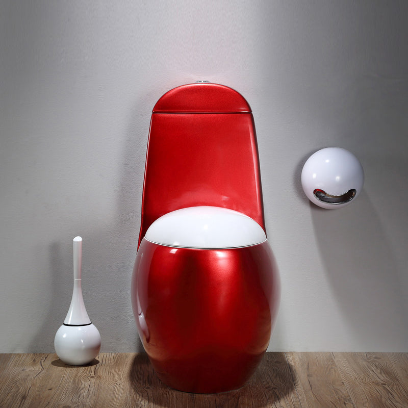 Modern Floor Mount Flush Toilet Ceramic Siphon Jet Urine Toilet for Bathroom