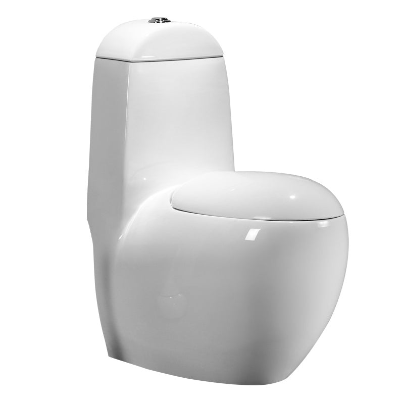 Modern Floor Mount Flush Toilet Ceramic Siphon Jet Urine Toilet for Bathroom