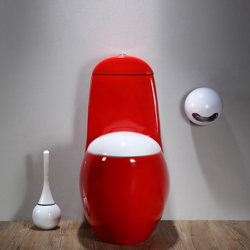 Modern Floor Mount Flush Toilet Ceramic Siphon Jet Urine Toilet for Bathroom