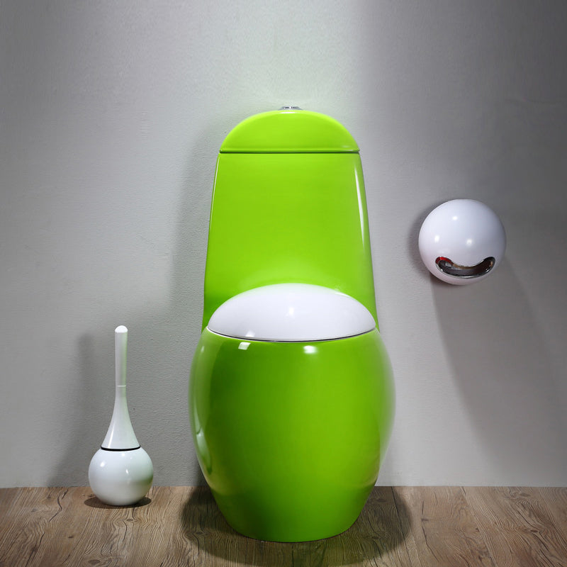 Modern Floor Mount Flush Toilet Ceramic Siphon Jet Urine Toilet for Bathroom