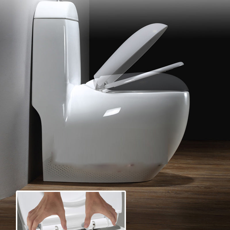 Modern Floor Mount Flush Toilet Ceramic Siphon Jet Urine Toilet for Bathroom