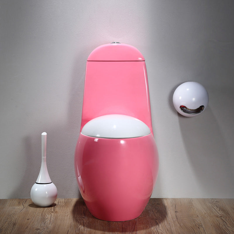 Modern Floor Mount Flush Toilet Ceramic Siphon Jet Urine Toilet for Bathroom