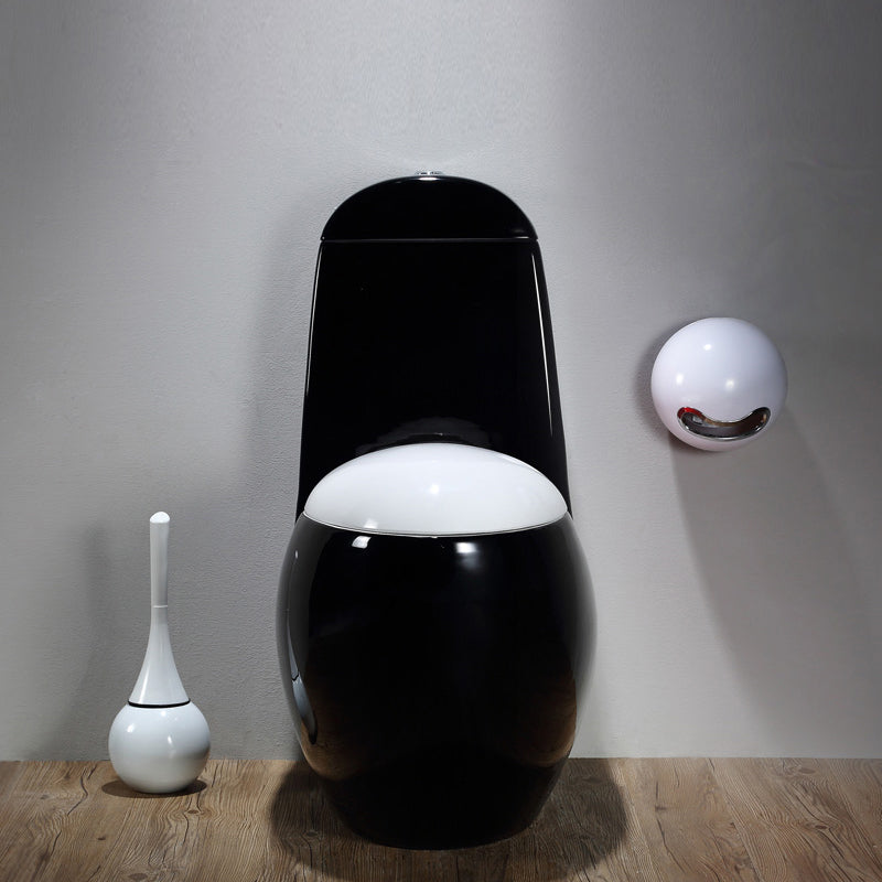 Modern Floor Mount Flush Toilet Ceramic Siphon Jet Urine Toilet for Bathroom