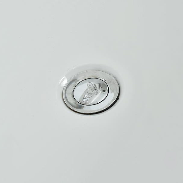 Acrylic Oval Bathtub Soaking White Modern Center Freestanding Bath