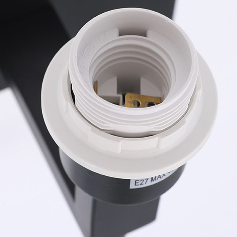 Modern Metal Wall Sconce Cylinder Shape Wall Light with Fabric Shade for Bedroom