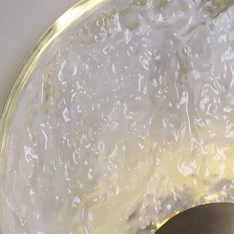 Modern Crystal Shade Wall Lighting Fixtures 1-Light Wall Lamp for Bedroom