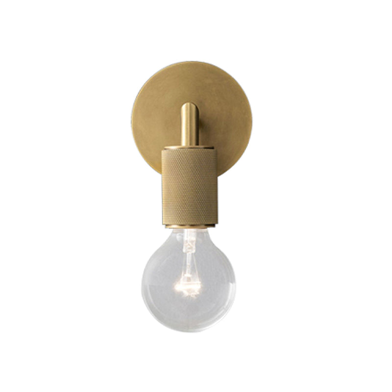 Minimalist Wall Light Fixture Modern Wall Light Sconce with Glass Shade for Bedroom