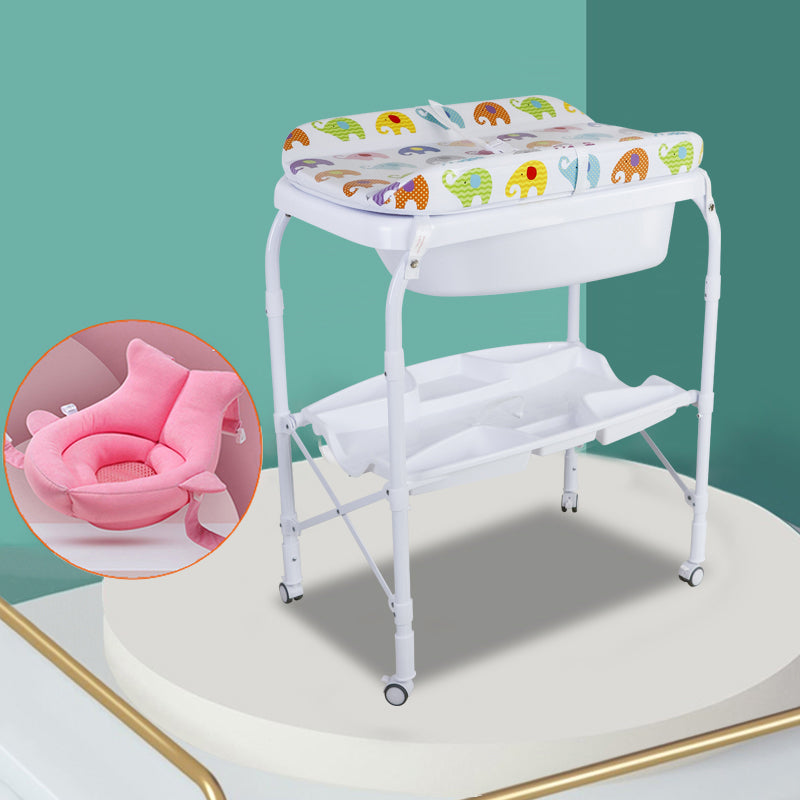 Modern Baby Changing Table Folding Changing Table with Bathtub