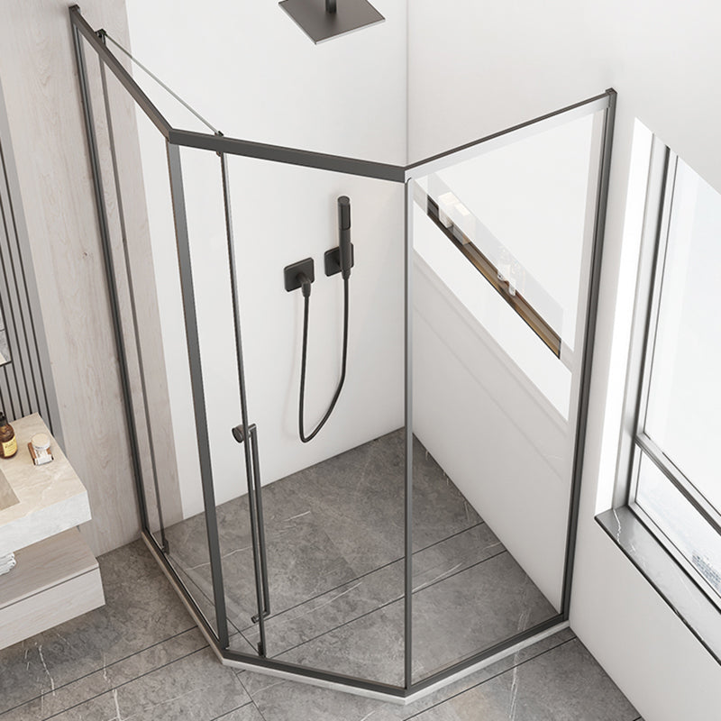 Framed Single Sliding Shower Doors Transparent Shower Bath Door