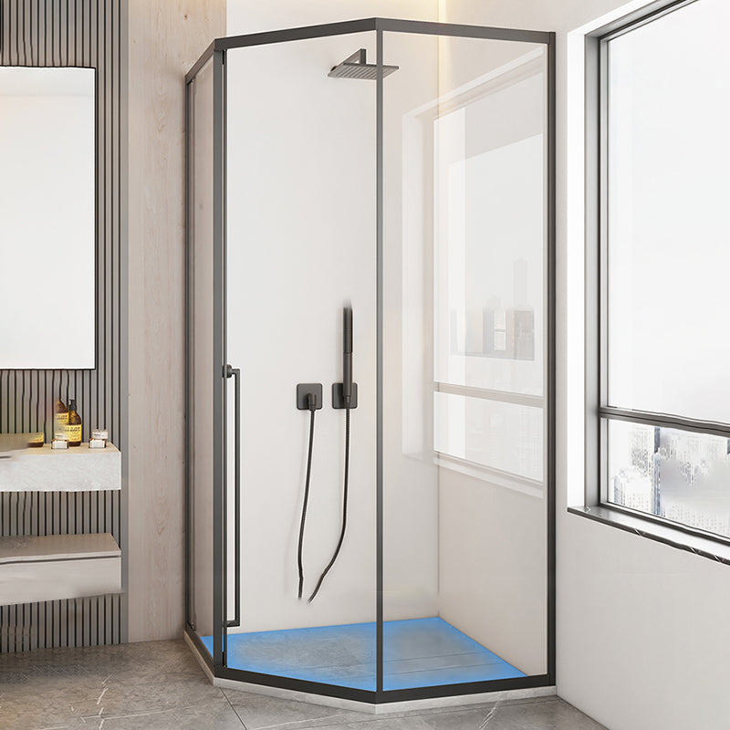 Framed Single Sliding Shower Doors Transparent Shower Bath Door
