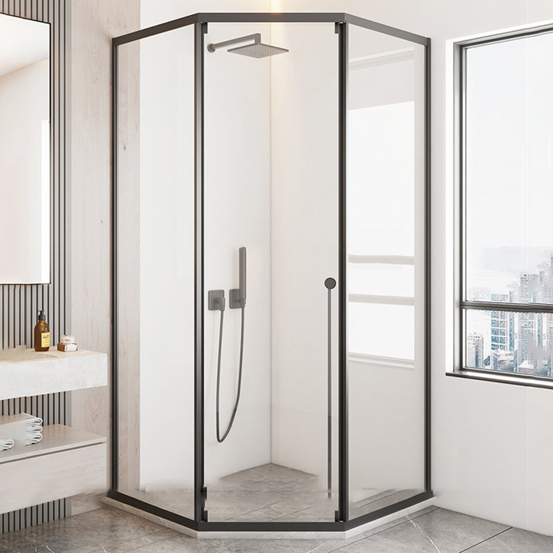 Framed Single Sliding Shower Doors Transparent Shower Bath Door