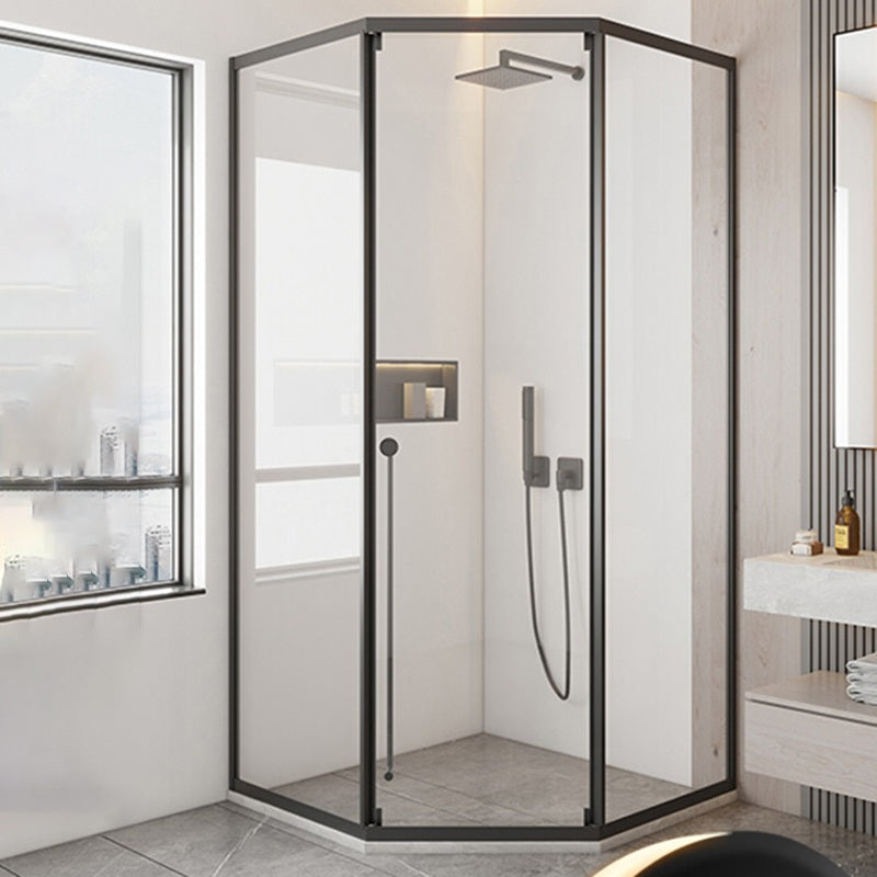 Framed Single Sliding Shower Doors Transparent Shower Bath Door