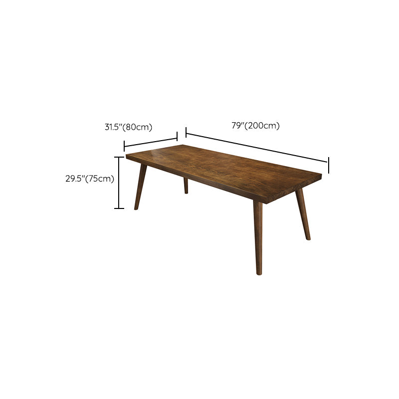 Modern 4 Legs Dining Room Solid Wood Dining Table for Dining Room