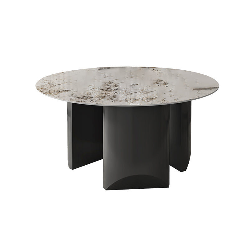 Grey Base Dining Site Table Contemporary Round Dining Room Table