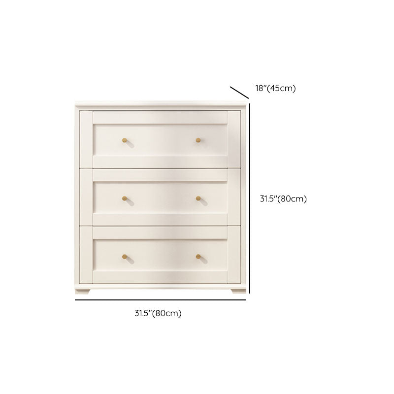 Modern Horizontal Double Dresser Birch Wood Storage Dresser for Bedroom