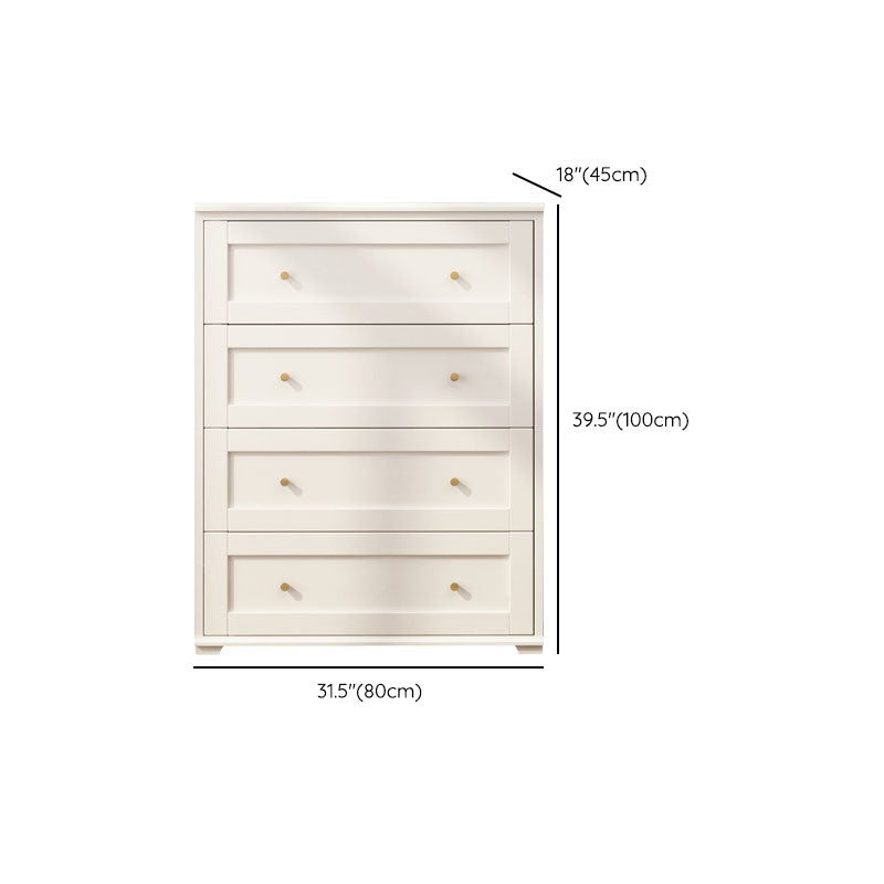 Modern Horizontal Double Dresser Birch Wood Storage Dresser for Bedroom