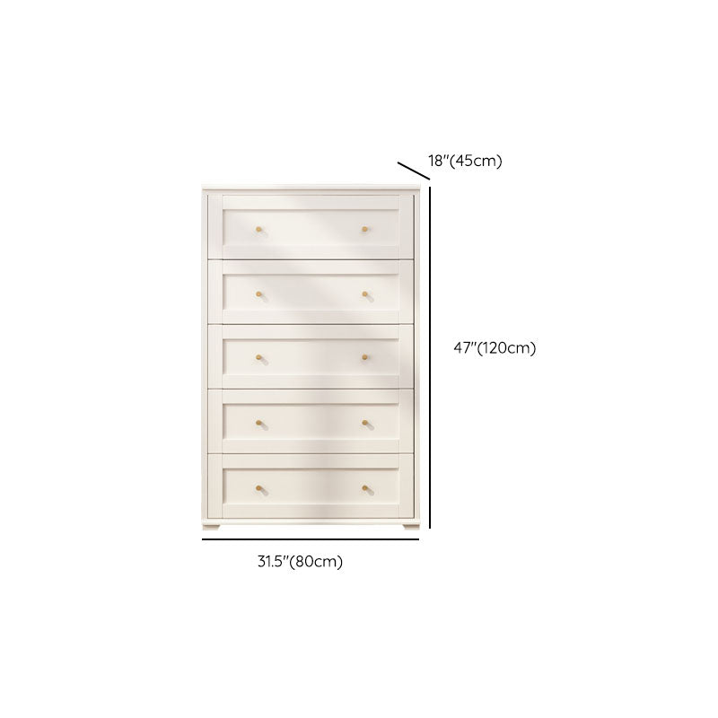 Modern Horizontal Double Dresser Birch Wood Storage Dresser for Bedroom