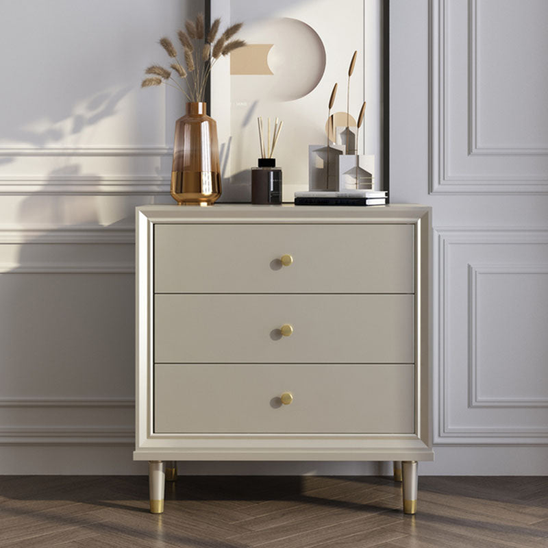 Contemporary Horizontal Double Dresser Cherry Wood Storage Dresser for Bedroom