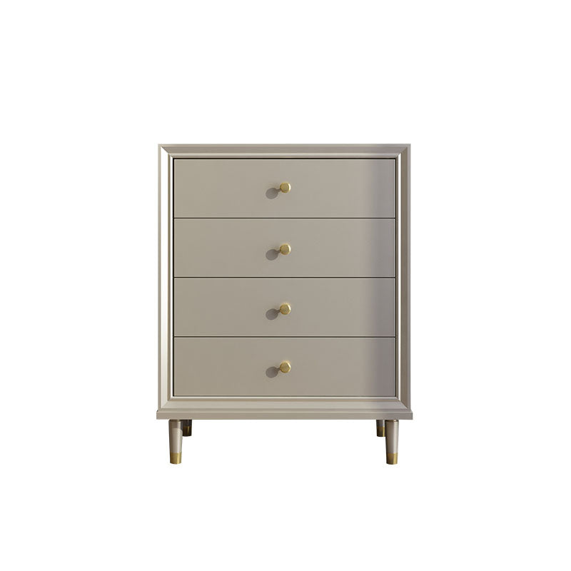 Contemporary Horizontal Double Dresser Cherry Wood Storage Dresser for Bedroom