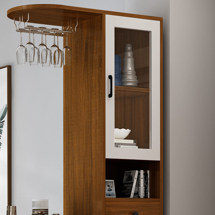 Modern Style Wood Bar Dining Table Rectangle Bar Table for Kitchen