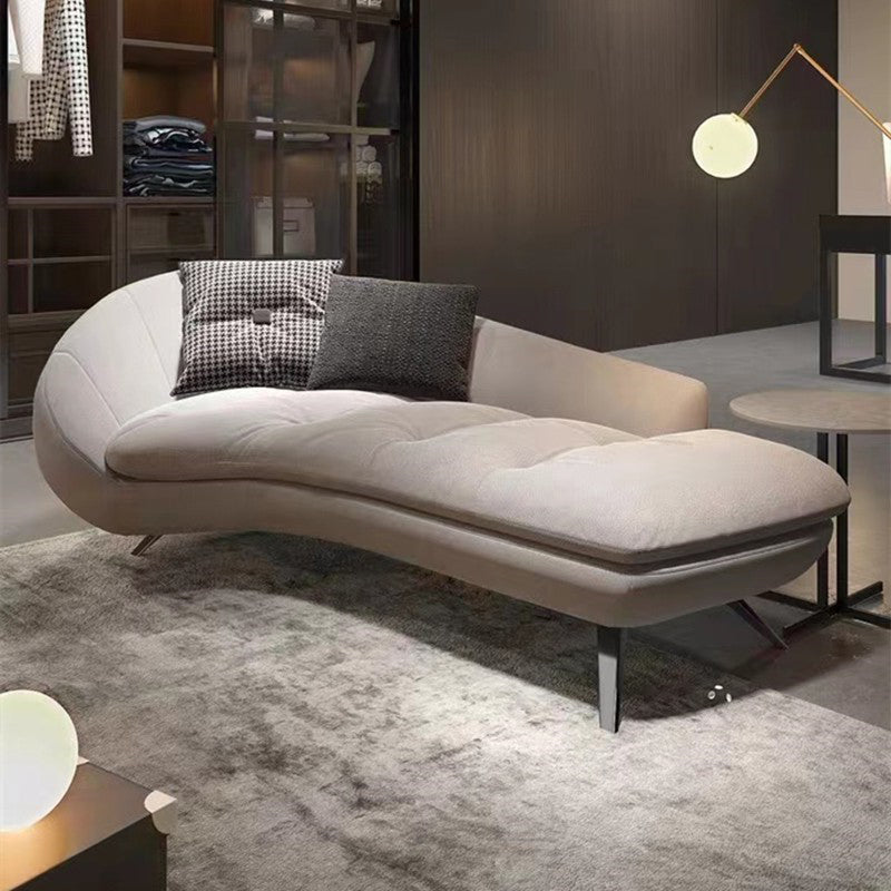 Modern Solid Color Chaise Lounge Couch Upholstered Chaise Lounge