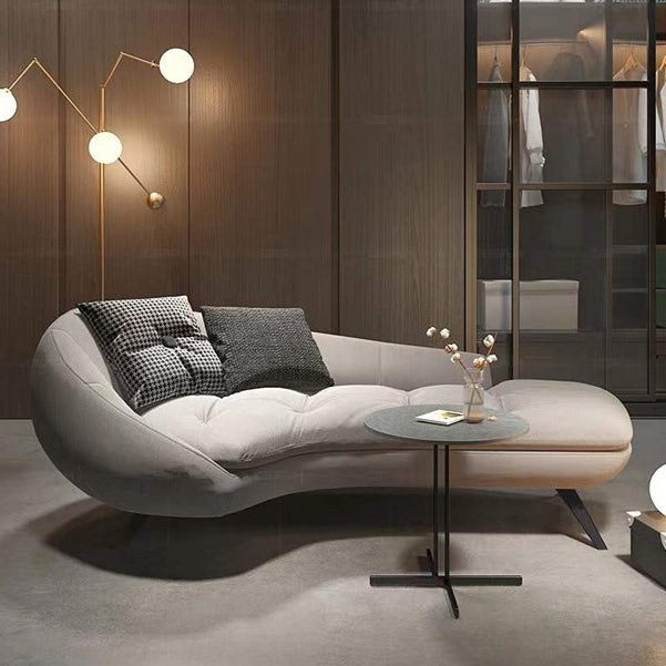 Modern Solid Color Chaise Lounge Couch Upholstered Chaise Lounge