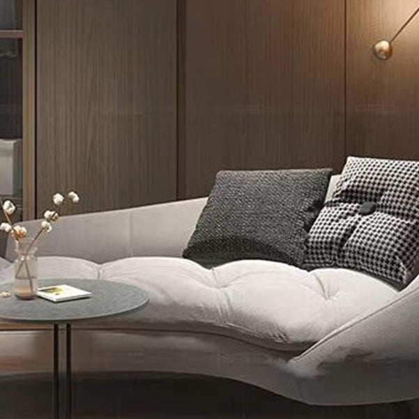 Modern Solid Color Chaise Lounge Couch Upholstered Chaise Lounge