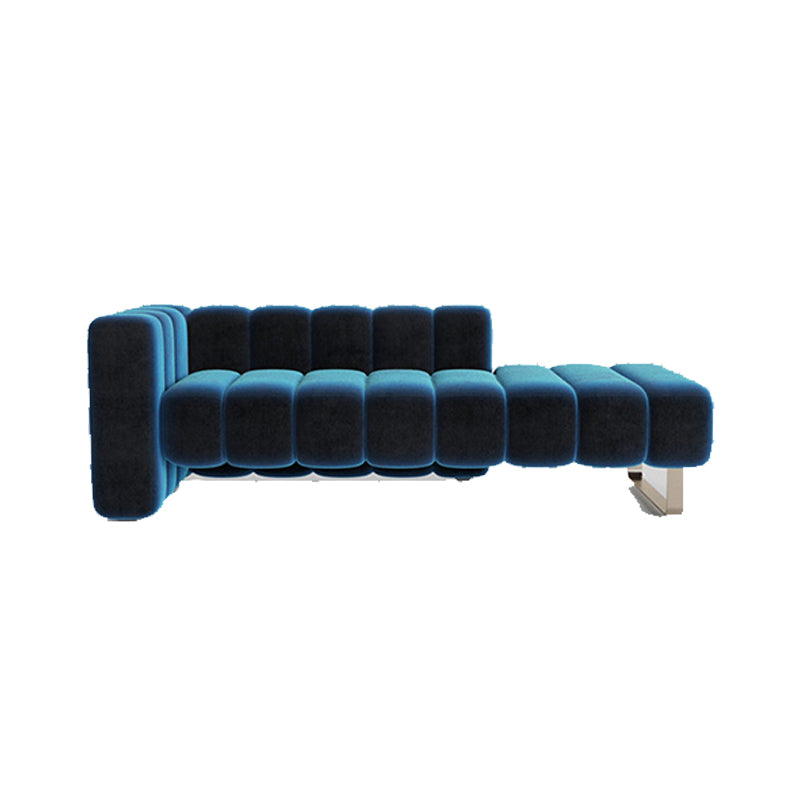 Scandinavian Solid Color Chaise Lounge Couch One Armed Chaise Lounge