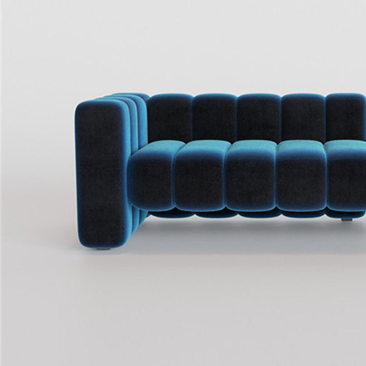 Scandinavian Solid Color Chaise Lounge Couch One Armed Chaise Lounge