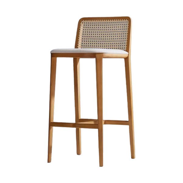Industrial Style Counter Chair Wood Footrest Counter Stool for Bristol