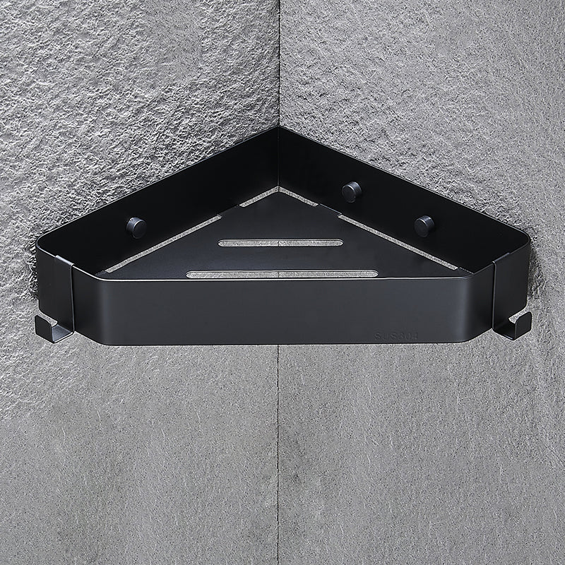 Modern 3-Piece Bath Hardware Set in Stainless Steel, Bath Shelf