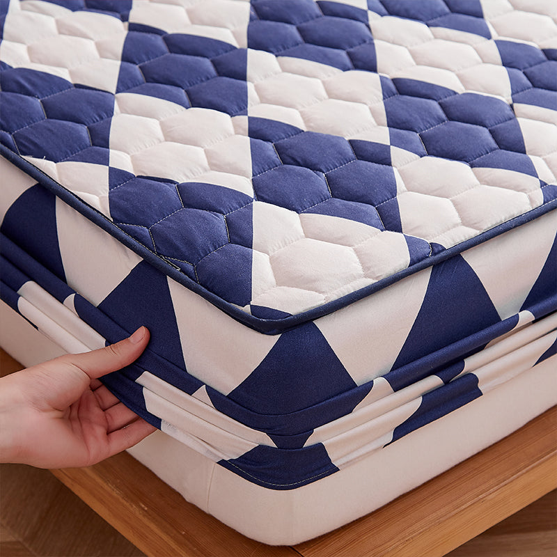 Sheet Sets Cotton Striped Breathable Wrinkle Resistant Super Soft Bed Sheet Set