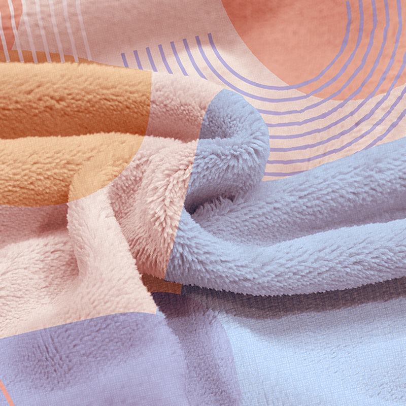 Sheet Sets Flannel Cartoon Printed Super Soft Wrinkle Resistant Breathable Bed Sheet Set