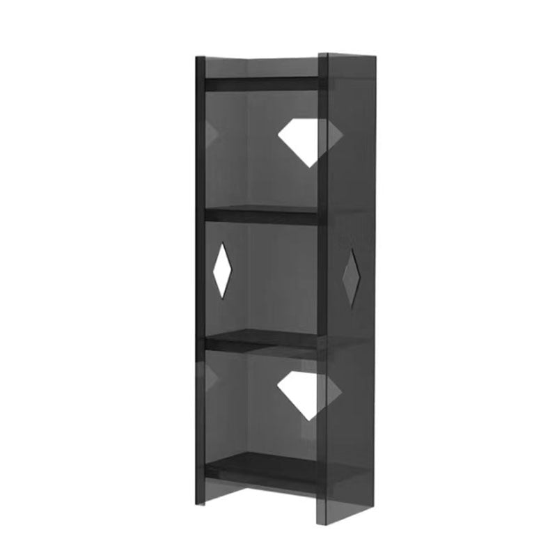 Contemporary Closed Back Cube Bookshelf Acrylic Bookcase for Home Office