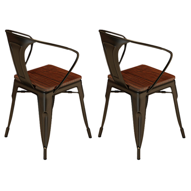 Industrial Dining Table Set 1/2/5 Pieces with Metal Base Kitchen Furniture Set