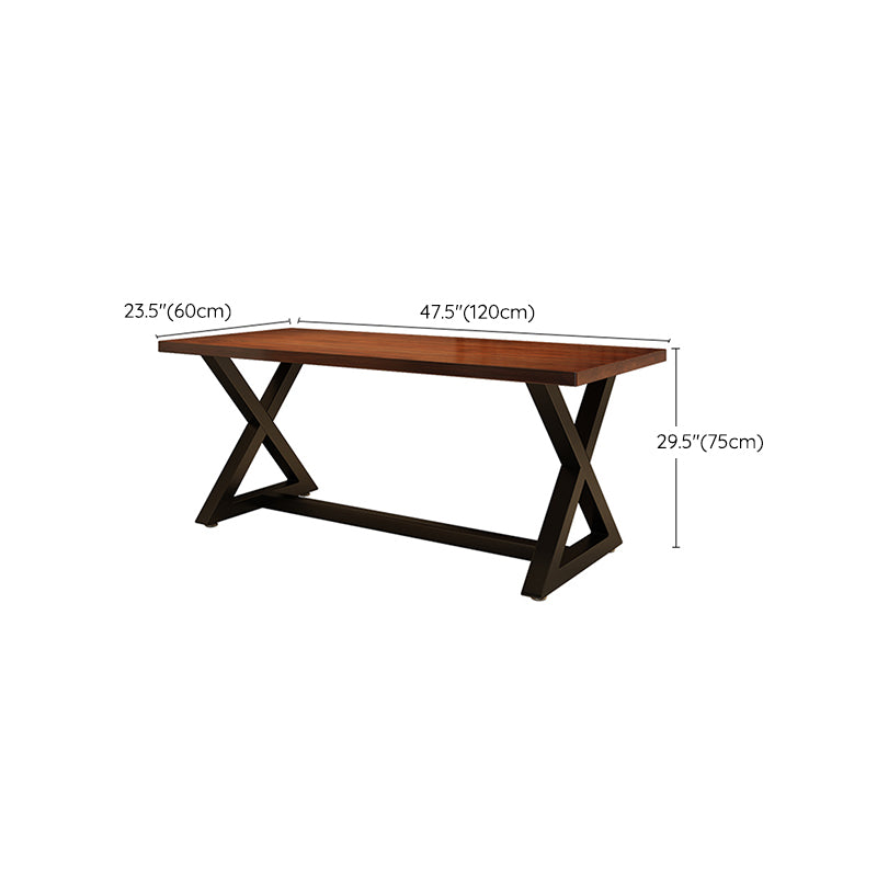 Industrial Dining Table Set 1/2/5 Pieces with Metal Base Kitchen Furniture Set