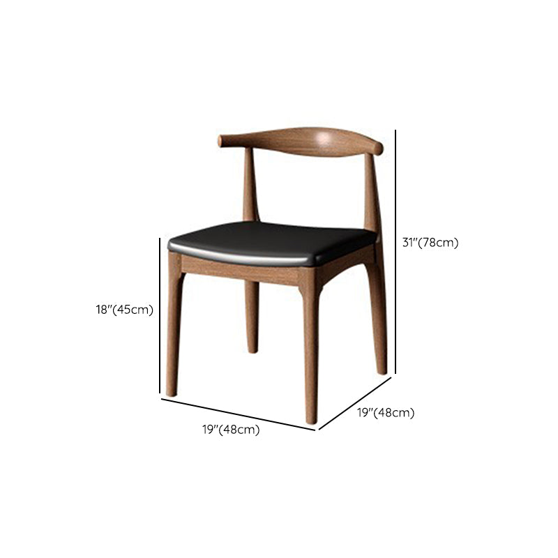 Round Dinette Set with Wooden Chairs 1/2/3/5 Pcs Brown Wood Dining Set for Home