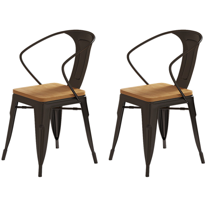 Industrial Rectangle Dining Table Set 1/2/3/5 Pieces with Metal Base Kitchen Furniture Set