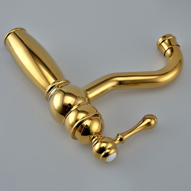 Brass Country Wide Spread Bathroom Faucet Lever Lavatory Faucet