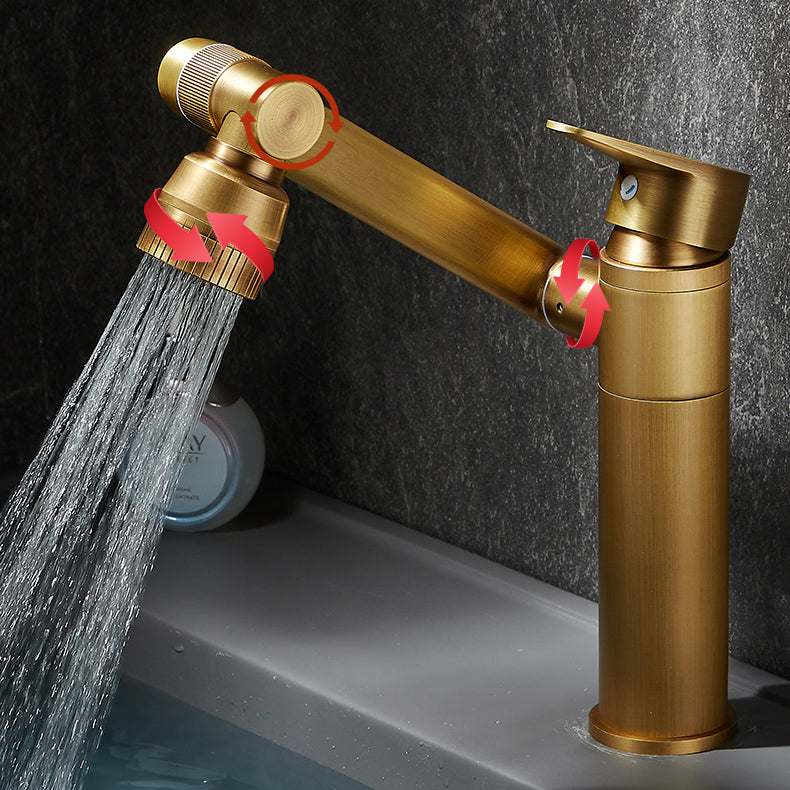 Farmhouse Wide Spread Bathroom Faucet Brass 1-Handle Lavatory Faucet