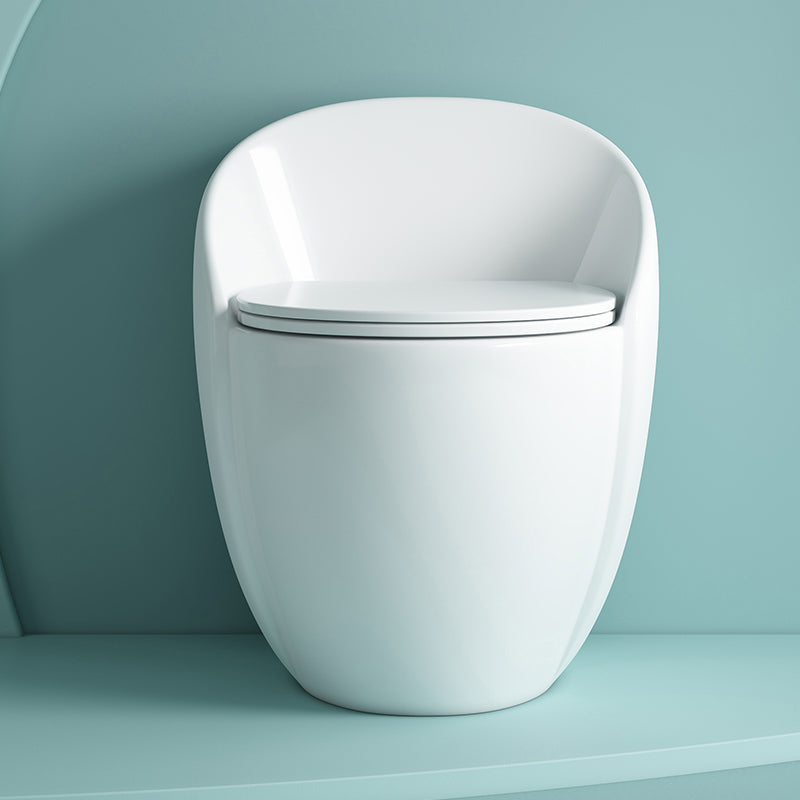 Contemporary Floor Mount Toilet Seat Included Urine Toilet for Bathroom