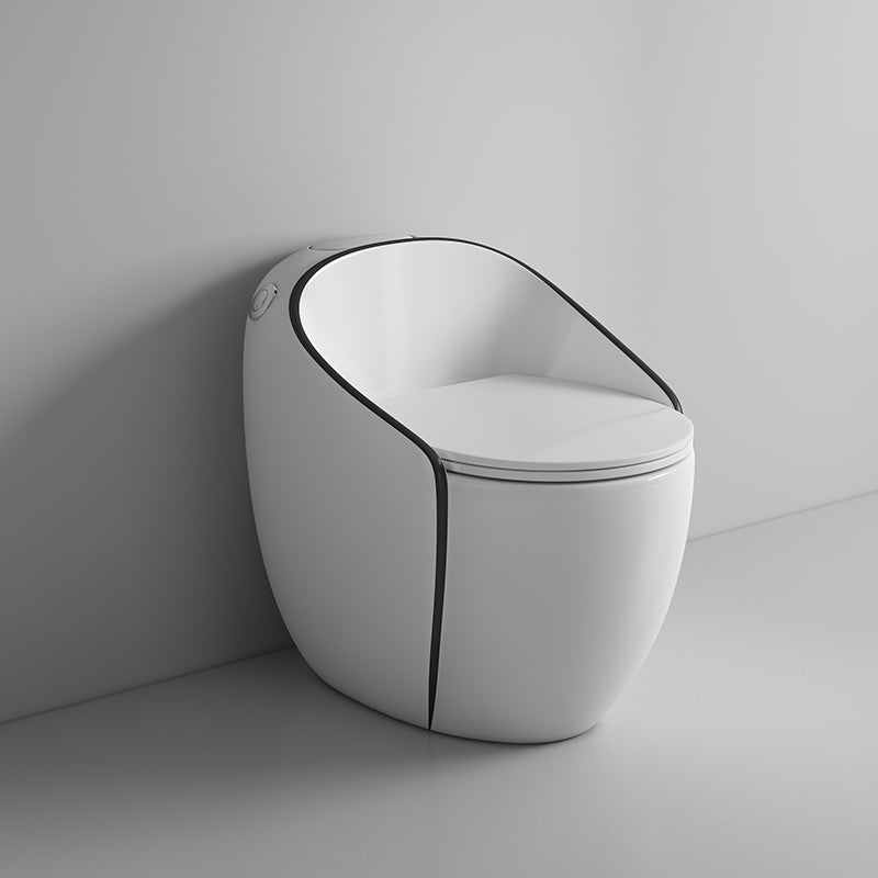 Contemporary Floor Mount Toilet Seat Included Urine Toilet for Bathroom