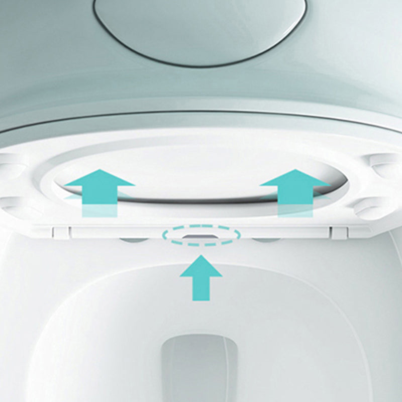 Contemporary Floor Mount Toilet Seat Included Urine Toilet for Bathroom