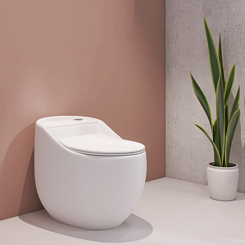 Contemporary Siphon Jet Toilet Floor Mounted Urine Toilet for Washroom