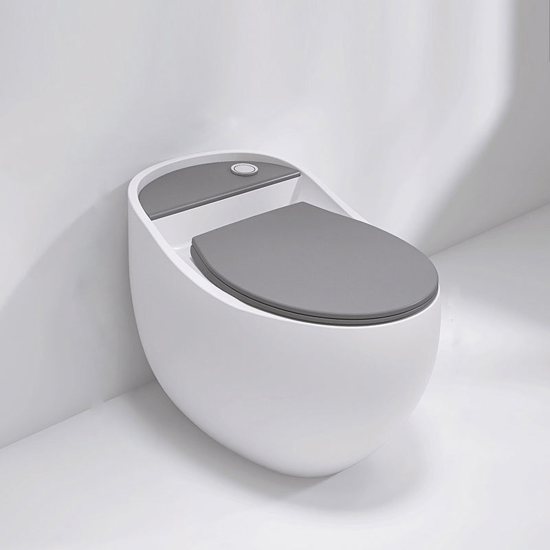 Contemporary Siphon Jet Toilet Floor Mounted Urine Toilet for Washroom