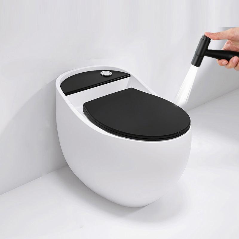 Contemporary Siphon Jet Toilet Floor Mounted Urine Toilet for Washroom