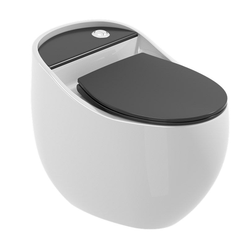 Contemporary Siphon Jet Toilet Floor Mounted Urine Toilet for Washroom